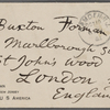 Forman, Harry Buxton, APCS to. Oct. 19, 1891.