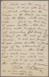 Gilchrist, Herbert, ALS to. Aug. 3-5, [1878].