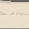 [O'Connor], Ellen, ALS to. Feb. 26, [1867].