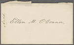 [O'Connor], Ellen, ALS to. Feb. 26, [1867].