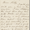 [O'Connor], Ellen, ALS to. Oct. 19, 1868.
