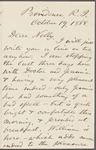 [O'Connor], Ellen, ALS to. Oct. 19, 1868.