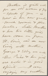 [O'Connor], Ellen, ALS to. Oct. 19, 1868.