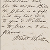 [O'Connor], Ellen, ALS to. Jun. 8, 1871.