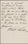 [O'Connor], Ellen, ALS to. Jun. 8, 1871.