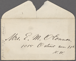 [O'Connor], Ellen, ALS to. Jun. 8, 1871.