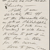 [O'Connor], Ellen, ALS to. [Jan. 16, 1874].