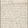 [O'Connor], Ellen, ALS to. Feb. 23, [1874].