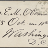 [O'Connor], Ellen, ALS to. May 1, [1874].