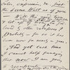 [O'Connor], Ellen, ALS to. May 15, [1874].