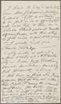 [O'Connor], Ellen, ALS to. Aug. 5, [1874].