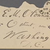 [O'Connor], Ellen, ALS to. Aug. 5, [1874].