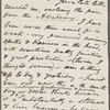 [O'Connor], Ellen, ALS to. Nov. 23, [1874].