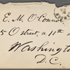 [O'Connor], Ellen, ALS to. Nov. 23, [1874].