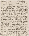 [O'Connor], Ellen, ALS to. Feb. 29, [1876].