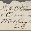 [O'Connor], Ellen, ALS to. Feb. 29, [1876].