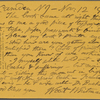 [O'Connor], [Ellen], ALS to. Nov. 12, 1891.