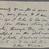 [O'Connor], Ellen, postscript to ALS of [Feb. 11, 1874 ]. Previously (fragment) AL [n.d.].