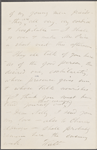 O'Connor, William D., ALS to. May 5, [1867].