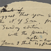 [O'Connor], [William D.], AN to. Sep. [19], 1883.