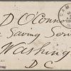 [O'Connor], [William D.], ALS to. Jan. 4, 1886; written on 4th page of ALS from W. S. Kennedy to WW [n.d.].