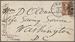 [O'Connor], [William D.], ALS to. Jan. 4, 1886; written on 4th page of ALS from W. S. Kennedy to WW [n.d.].
