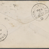[O'Connor], [William D.], ALS to. Jan. 4, 1886; written on 4th page of ALS from W. S. Kennedy to WW [n.d.].