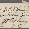 [O'Connor], [William D.], ALS to. May 26, 1886.