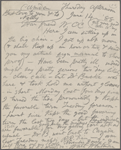 O'Connor, William D., ALS to. Jun. 14, 1888.