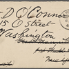 O'Connor, William D., ALS to. Jun. 14, 1888.