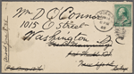 O'Connor, William D., ALS to. Jun. 14, 1888.