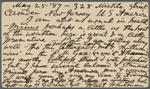 Rhys, Ernest, APCS to. May 25, 1887.