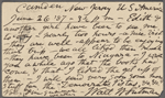 Rhys, Ernest, APCS to. Jun. 26, 1887.