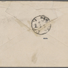 Rhys, Ernest, envelope addressed to. [Jan.] [18?], [1888].