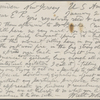 Rhys, Ernest, ALS to. Jan. 22, 1890.