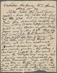 Rhys, Ernest, ALS to. May 11, 1890.