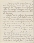 Bathgate, W. J. Copy in an unknown hand of a letter to Walt Whitman. Jan. 31, 1880 