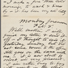 [Whitman], [Louisa Van Velsor], mother, ALS to. Feb. 2-8, 1869.