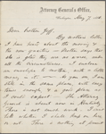 [Whitman], [Thomas] Jeff[erson], brother, ALS to. May 7, 1866.