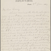 Bucke, Richard Maurice, ALS to Harry Buxton Forman. Jan. 9, 1884.