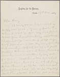 Bucke, Richard Maurice, ALS to Harry Buxton Forman. Dec. 23, 1884.