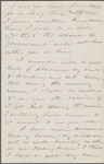 Whitman, Thomas Jefferson, ALS to William D. O'Connor. Apr. 18, 1869.