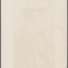 Engraving of Walt Whitman, signed, undated. 