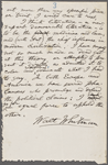 Preface [to "Democratic Vistas," English edition]. Holograph, signed, undated.