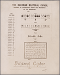 The Baconian Bilateral Cipher