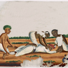 3 men holding another man down to ground