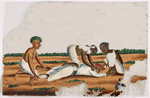 3 men holding another man down to ground