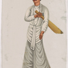 Male servant with straw broom