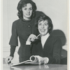 Mary Maggi and Carol Burnett planning for the Rehearsal Club Talent Show