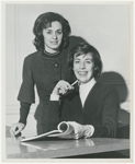 Mary Maggi and Carol Burnett planning for the Rehearsal Club Talent Show